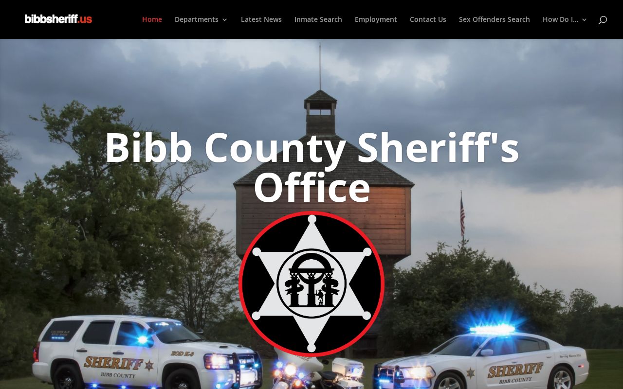 Bibb County Sheriff official homepage and service links